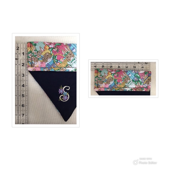 DOG BANDANA EASTER MONOGRAMMED S EMBROIDERED - Picture 5 of 7